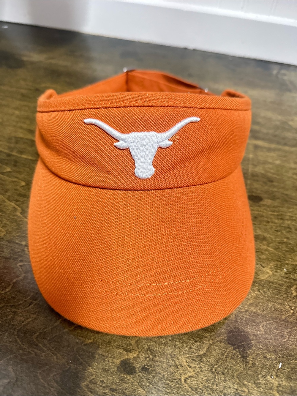 Nike Orange Visor with White Longhorn Logo
